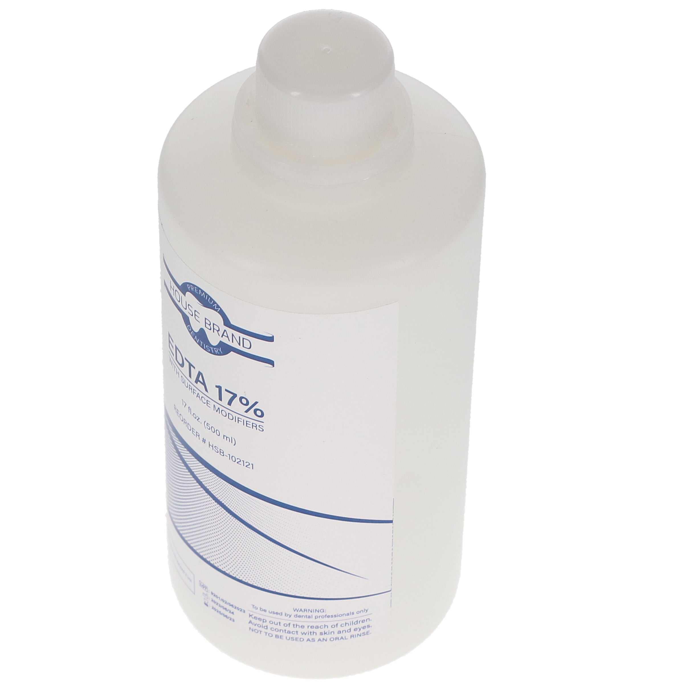 House Brand Dentistry 102121 EDTA 17% Solution With Surface Modifiers 500 mL House Brand Dentistry 102121 EDTA 17% Solution With Surface Modifiers 500 mL